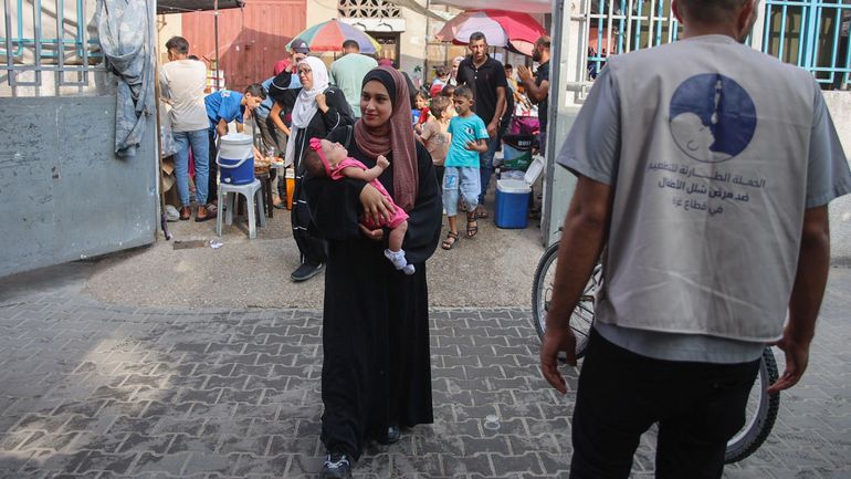 Guerre Israël - Gaza : la vaccination anti-polio à Gaza 