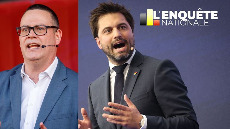 L'Enquête Nationale RTBF : le MR en baisse en Wallonie, le PTB et le PS en hausse, statu quo à Bruxelles, l'Open VLD à la dérive