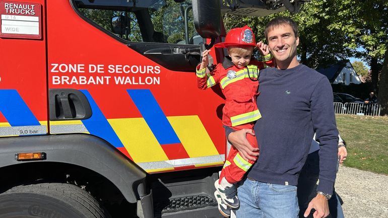 La grande foule pour la journée portes ouvertes des pompiers de Braine-l'Alleud