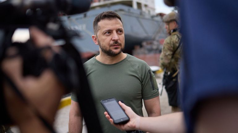 Zelensky réagit à l'exportation des céréales ukrainiennes : 