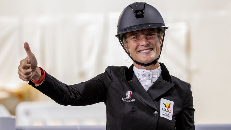 Lara de Liedekerke transcendée par l'équitation et les Jeux de Paris : "J'ai la gnaque, mais je dois rester calme pour aller chercher le résultat dont on rêve tous"