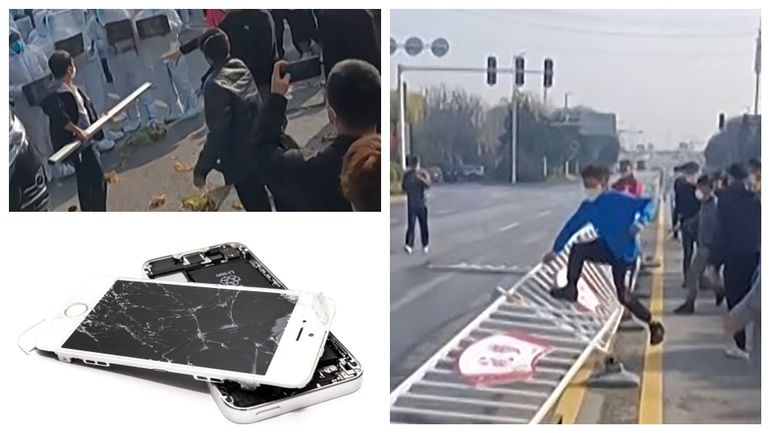 Révolte à iPhone City : en Chine, les employés de la plus grosse usine d'iPhones protestent contre la stratégie zéro covid