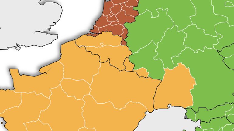 Pourquoi Bruxelles est finalement aussi passé à l'orange sur la carte de l'ECDC ?