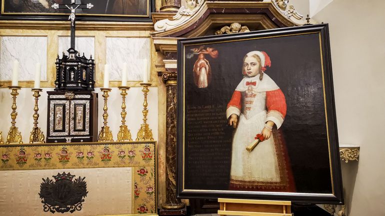 Toerisme Vlaanderen rachète une peinture du 17e siècle et la rend à l'abbaye Sainte-Godelieve de Bruges