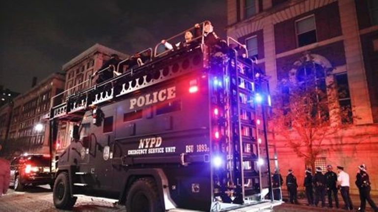 USA : la police de New York intervient sur le campus de l'université Columbia