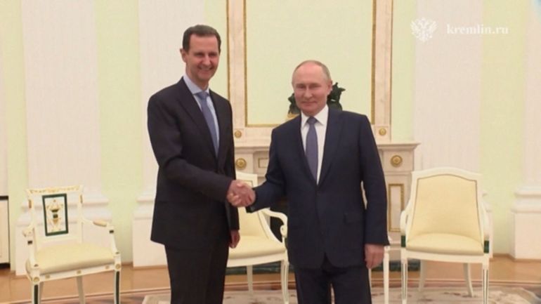 Le président russe Vladimir Poutine a reçu le président syrien Bachar al-Assad à Moscou