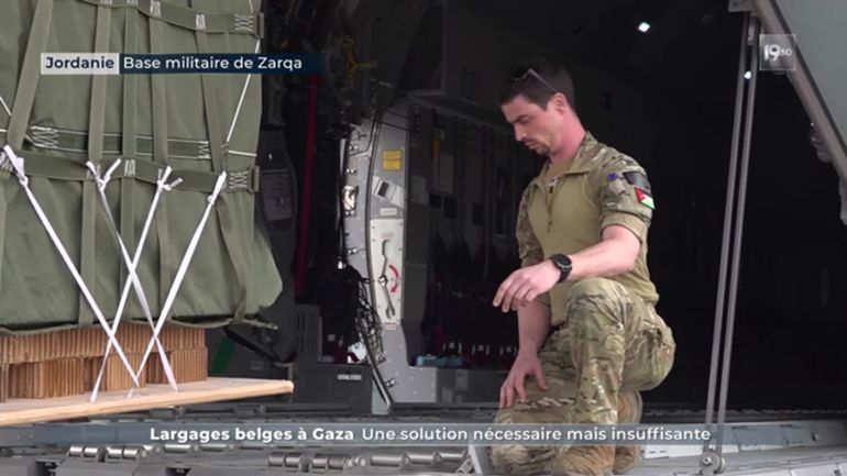 Guerre Israël - Gaza : fin de mission de largage pour l'avion militaire belge basé en Jordanie