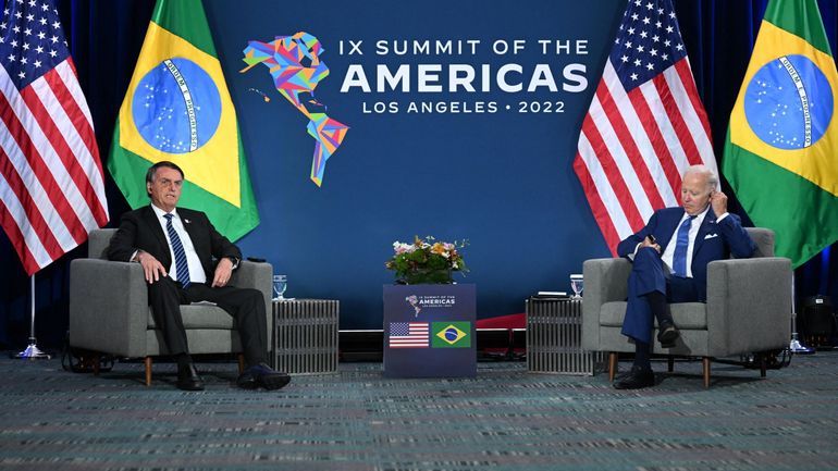 Ton conciliant entre Biden et Bolsonaro pour leur première rencontre bilatérale