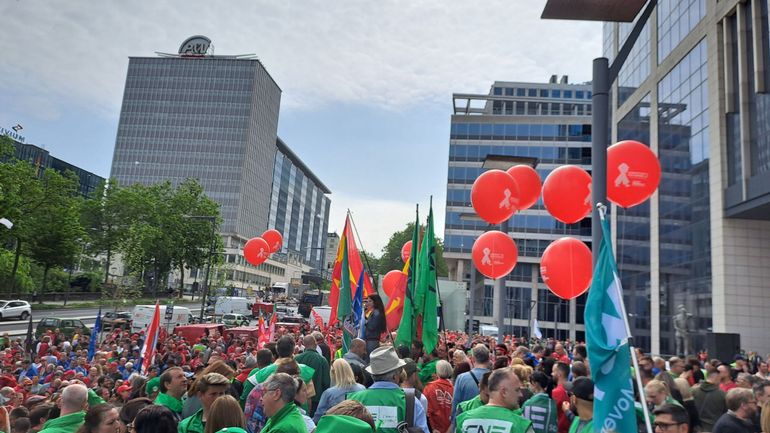 Belgique : les syndicats et la société civile manifesteront encore le 5 octobre à Bruxelles contre l'interdiction de manifester