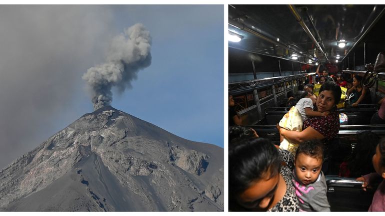 Guatemala : le volcan de Fuego entre à nouveau en éruption, plus d'un millier d'habitants évacués