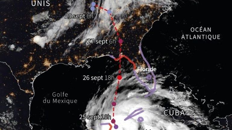 Etats-Unis : la Floride se prépare à l'arrivée de l'ouragan Hélène