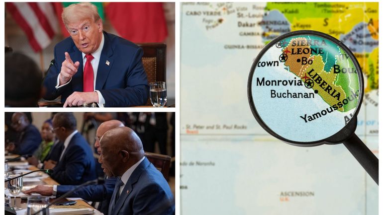 Trump vante le niveau d'anglais du président du Libéria, dont c'est la langue officielle... Zoom sur cet état 