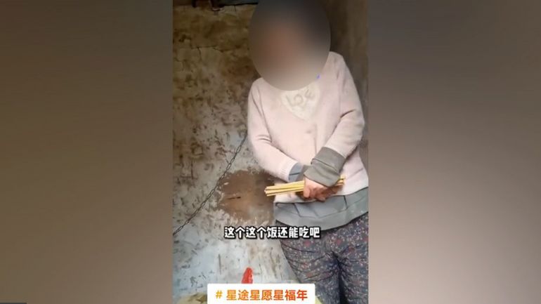 Chine : une vidéo montrant une femme enchaînée à un mur choque les internautes