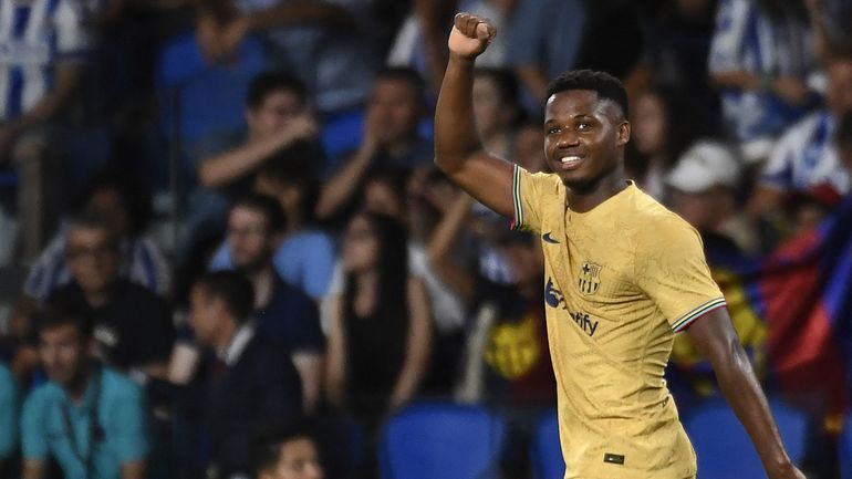 Liga : En 26 minutes de jeu face à la Sociedad, Ansu Fati laisse sa carte de visite