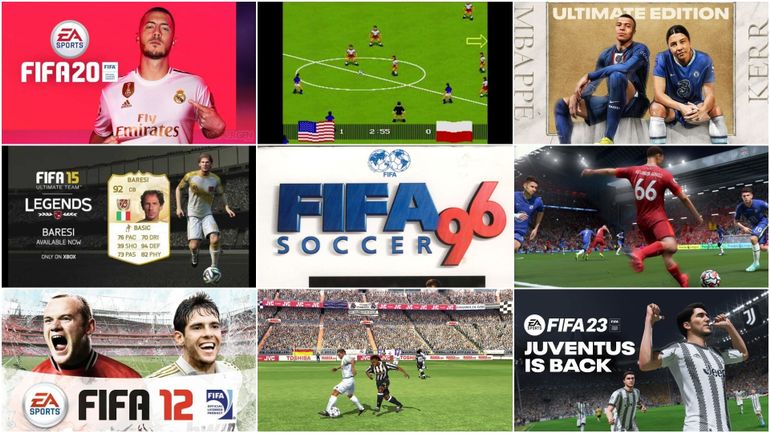 FIFA 23 : de l'entrée en jeu au coup de sifflet final, 30 ans d'anecdotes du plus célèbre jeu de foot de la planète gaming