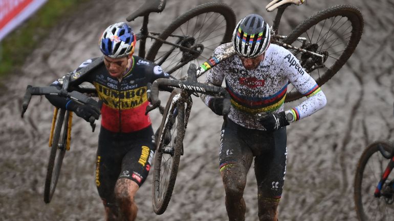 Cyclocross : un feu d'artifice attendu pendant les fêtes, avec le retour des duels Wout van Aert - Mathieu van der Poel