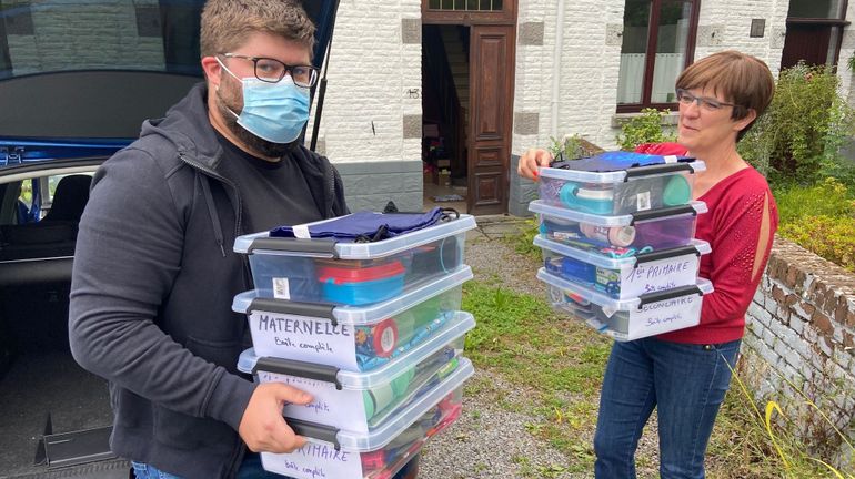 Mons/Jurbise : 300 School-box à destination des écoliers liégeois