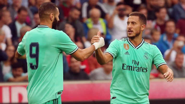 Eden Hazard en faux N.9 pour laisser souffler Karim Benzema ? Carlo Ancelotti pourrait le tester à ce poste