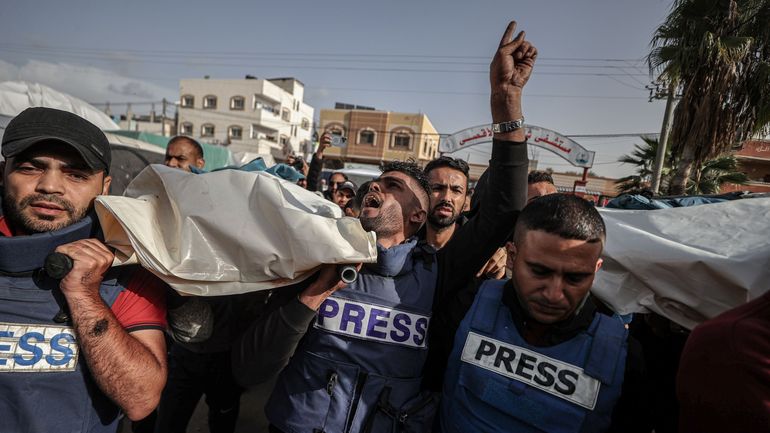 Plus de 90 journalistes tués dans le monde en 2023, dont 68 depuis le début du conflit à Gaza