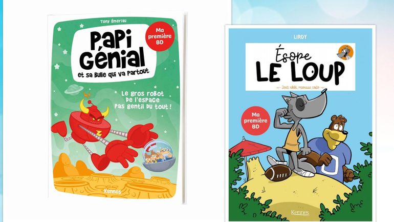 BD - Papi Génial et Esope le Loup : deux bandes dessinées muettes pour enfants sages ou pas&