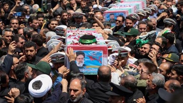 Un ultime hommage a été rendu au président iranien Ebrahim Raïssi dans sa ville natale