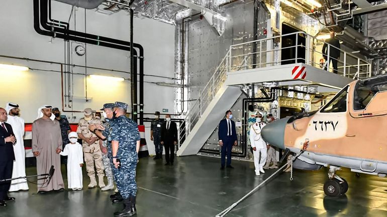 Le président égyptien inaugure une base navale stratégique en Méditerranée
