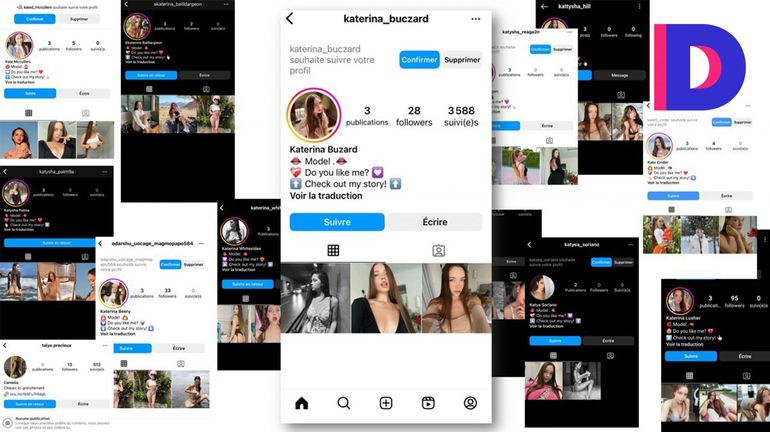 Instagram : d’où viennent tous ces faux comptes de femmes "sexy" qui vous ajoutent ?