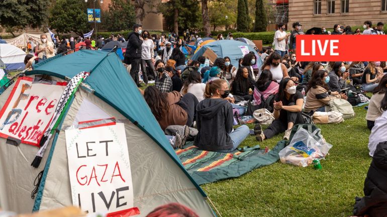 Direct - Guerre Israël - Gaza : de violents affrontements sur le campus de l'Université de Californie entre pros palestiniens et un groupe de contre manifestants