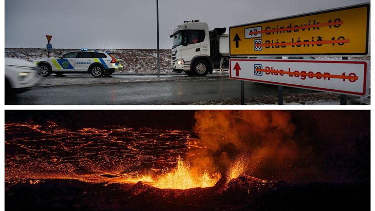 Islande : les habitants de Grindavik, en proie à une éruption volcanique, autorisés à retourner brièvement à leur domicile