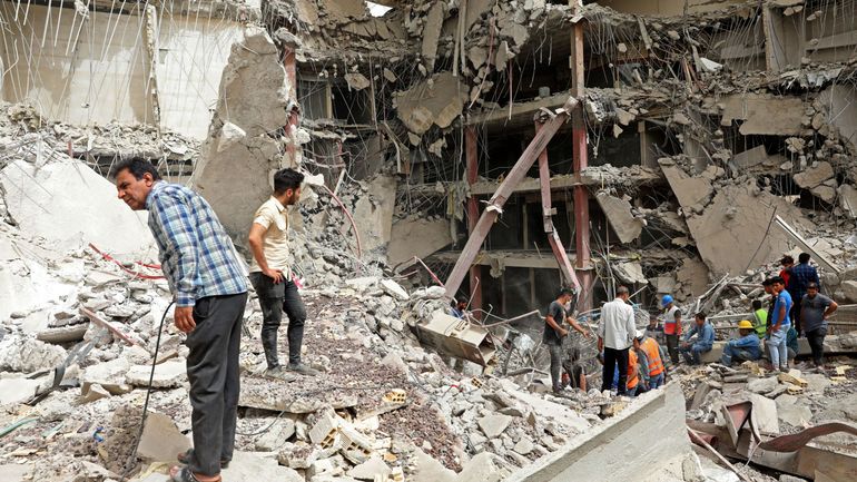 Effondrement d'un immeuble en Iran : le bilan monte à 18 morts