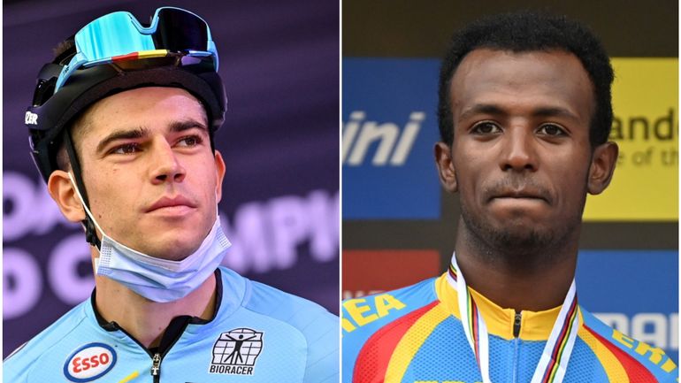 Mondiaux de cyclisme : Girmay rêve du maillot arc-en-ciel, mais pointe van Aert comme favori