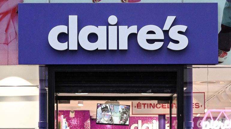 Faillite des magasins Claire's en Belgique : une centaine d'emplois menacés