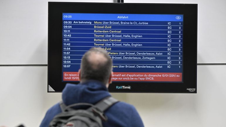 La grève sur le rail aurait des conséquences sur le trafic international, moins de perturbations dimanche que samedi