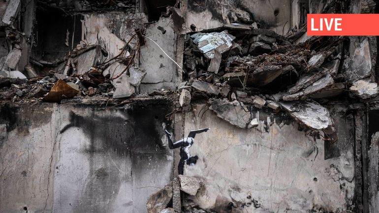 Direct - Guerre en Ukraine : le street art s'empare des ruines de guerre