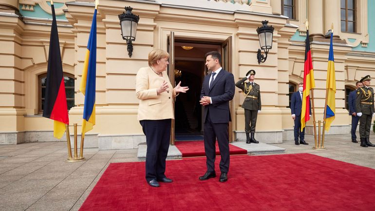 Les adieux d'Angela Merkel à l'Ukraine, alliée déçue de l'Allemagne