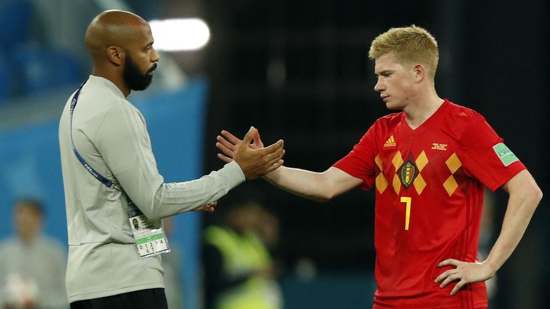 Thierry Henry : "Kevin De Bruyne sera sans doute considéré comme le meilleur milieu de terrain de l’histoire"