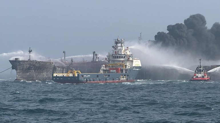 Collision en Mer du Nord : aucun signe de pollution venant des navires, rassurent les autorités