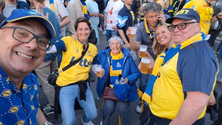 Georgette, 92 ans et supportrice de l'Union depuis toujours : 