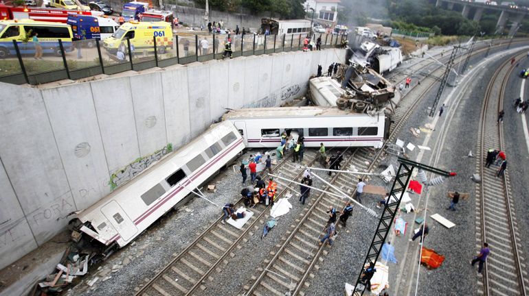 Espagne : 2 ans et demi de prison pour un accident de train ayant fait 80 morts en 2013