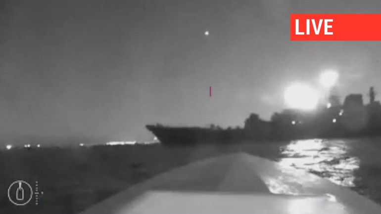 Direct - Guerre en Ukraine : un navire de guerre russe attaqué en Mer Noire par des drones ukrainiens