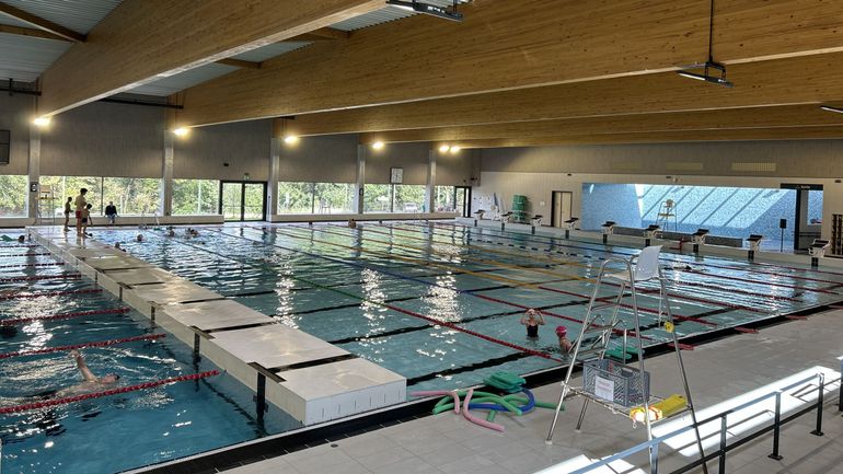 Avec 485.000 nageurs en un an, la nouvelle piscine olympique du Blocry à Louvain-la-Neuve a atteint son rythme de croisière