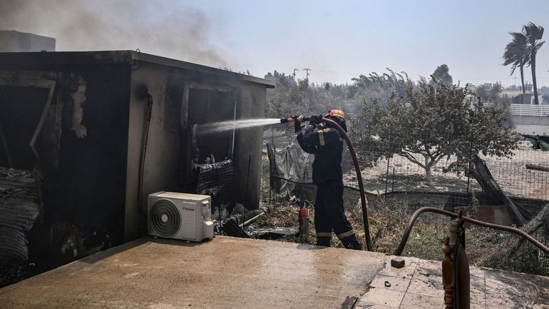 Incendies en Grèce : le voyagiste TUI Belgium annule tous les voyages à forfait à destination de Rhodes jusqu'à vendredi inclus