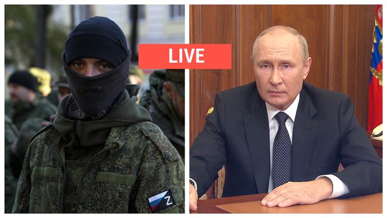 Direct - Guerre en Ukraine : Poutine pourrait préparer une seconde mobilisation et déclarer officiellement 