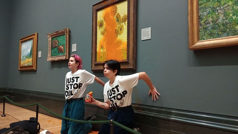 Les activistes ayant visé un tableau de Van Gogh sont poursuivies pour dégradation