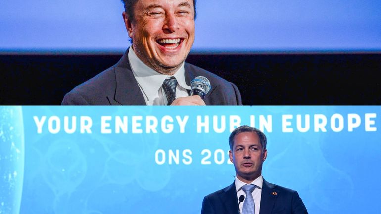 Alexander De Croo s'est entretenu avec le fondateur de Tesla, Elon Musk
