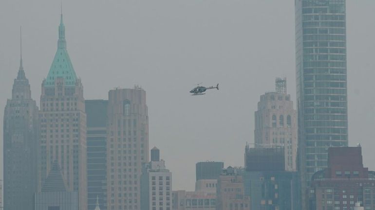 Alerte pollution à New York, atteinte par des fumées venues de l'ouest