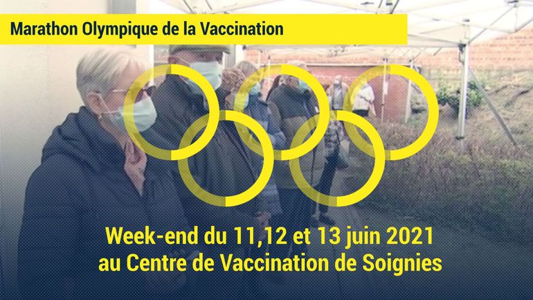 Coronavirus en Belgique : marathon de vaccination ce week-end à Soignies, en marge de l'Euro 2021