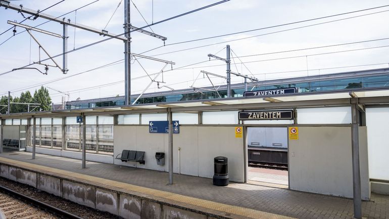 Un mort et un blessé grave à la gare de Zaventem, le trafic ferroviaire est perturbé