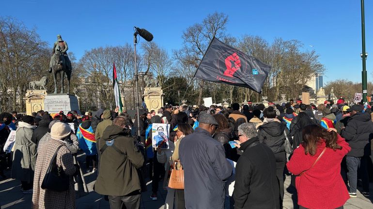 Bruxelles : nouvelle manifestation de Congolais de Belgique pour exiger des sanctions contre le Rwanda