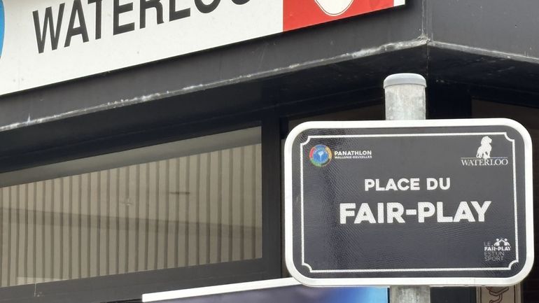Waterloo : une place du Fair-Play pour sensibiliser aux valeurs positives du sport